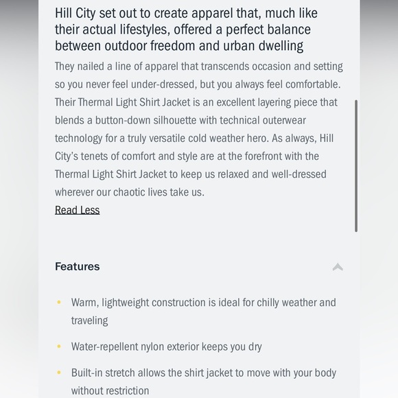 HUCKBERRY- Hill City Men's Thermal Light Shirt Jacket Blue Size Medium - Picture 14 of 16